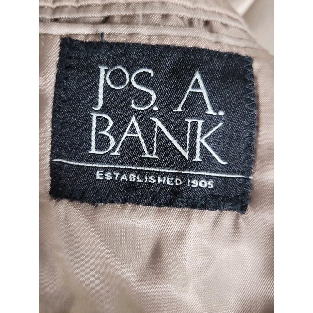 JOS. A. BANK Brown Tan 100% Camel hair Wool flannel mens jacket blazer 50R EUC - Picture 7 of 11